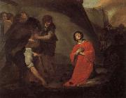 CAVALLINO, Bernardo Stoning of St.Stephen painting